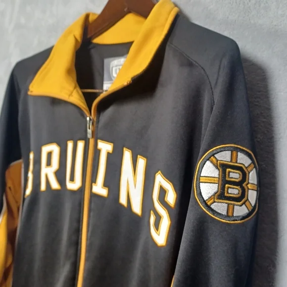 NHL Boston Bruins OTH Men's Causeway Collection Large Full Zip Fanwear Jacket - Picture 4 of 12